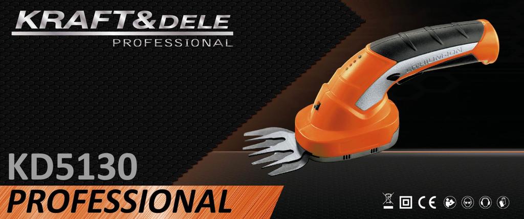 Cordless Grass and Shrub Shears 3.6V KD5130