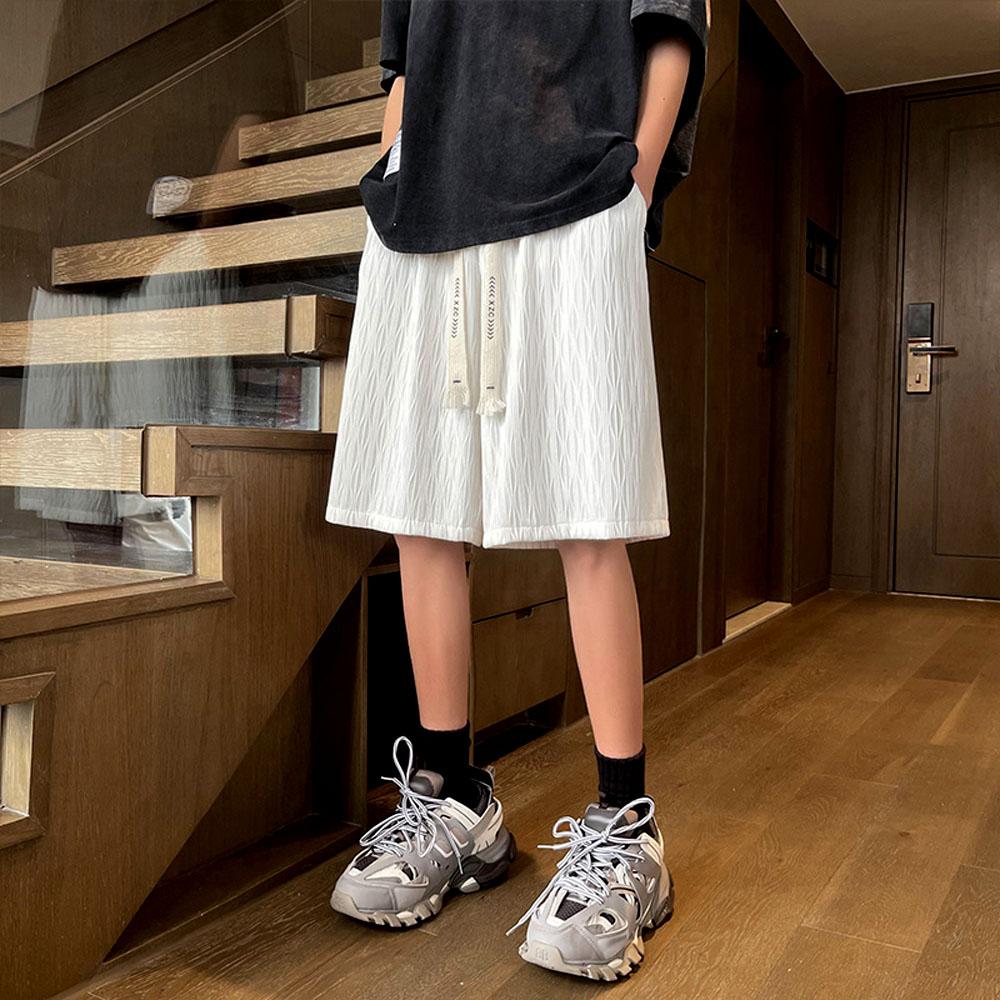 

Мужские Y2K Vinage Sriped Летние брюки из ледяного шелка Спортивные пляжные пижамы Шорты Баскетбол Фитнес Быстросохнущие брюки для тренировок Мужские спортивные штаны 3XL