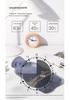 Transparent PVC Hot Water Bottle, Portable Stomach Warmer, Large Size, Plush Fabric, Cute Design, Ideal for Students.