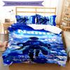 3pcs Custom Name Attack on Titan Bedding Set Duvet Cover Closure Includes 1 Duvet Cover & 2 Pillowcases for All Seasons Bedroom Decor