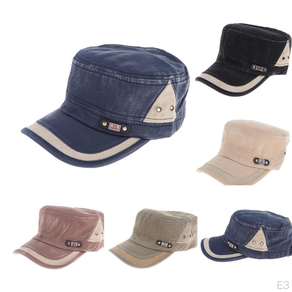 Men Women Casual Adjustable Plain Cadet Baseball Cap , Deep Blue Style 1, As Described
