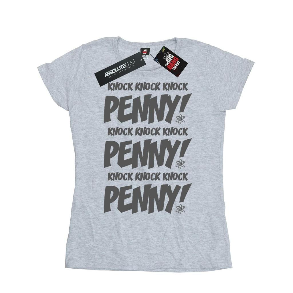 The Big Bang Theory Womens/Ladies Knock Knock Penny Cotton T-Shirt