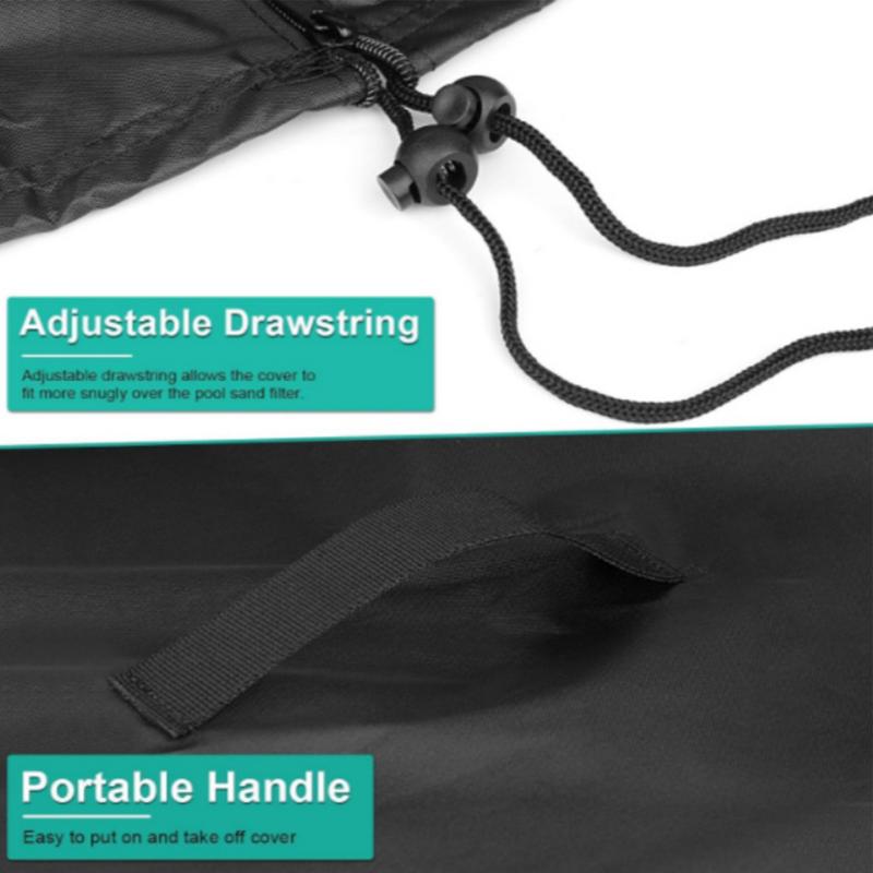 Waterproof Sand Filter Cover Filter Pump Sleeve 420D Oxford Cloth For Krystal Clear Pool Pump Protection Sleeve 84x61x86cm