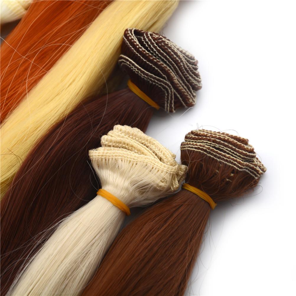 20Cm Thick Natural Color Curly Doll Wigs For 1/3 1/4 1/6 Bjd Diy Doll Hair