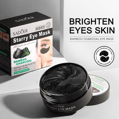 SADOER Bamboo Charcoal Starry Sky, Eye Mask Facial Mask Patch