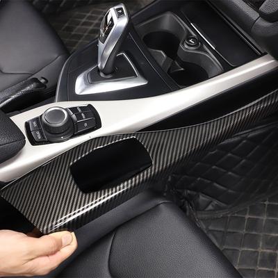 Do BMW serii 1 F20 F21 116I 118I 12-18 Serii 2 F22 F23 ABS Włókno węglowe Panel multimedialny Naklejki dekoracyjne Akcesoria samochodowe