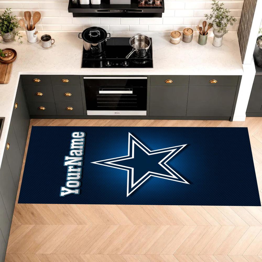 Dallas Customize Your Name Kitchen Rug Runner Rug Laundry Mat Hallway Entryway The Best Gift Choice