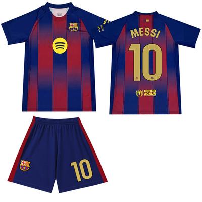 2025-26 Barcelona Home Jersey #9 Lewandowski #19 Yamal Football Jerseys