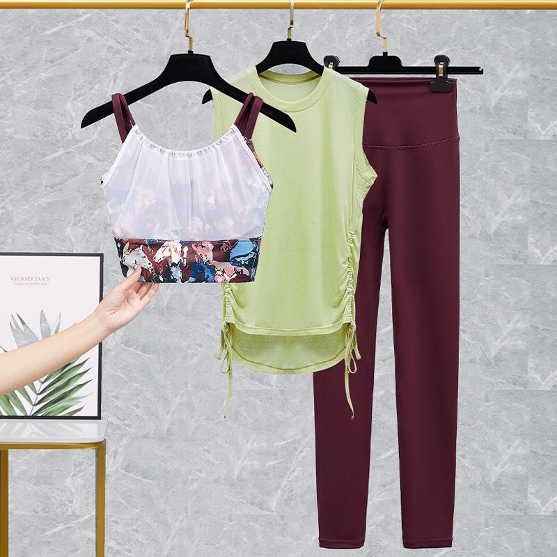 Women's High-Intensity Shockproof Sports Bra & Yoga Vest Set