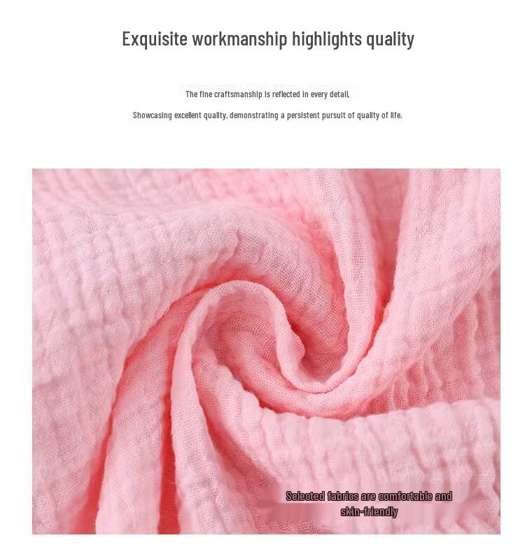 Unisex Quick-Dry Pure Cotton Gauze Bath Towel & Wearable Bathrobe