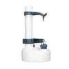 Electric Standing Peeler Multifunction Automatic Rotating Cutter Paring Tool for Kitchen Potato Vegetable FruitWhite/Black