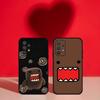 Cute D-Domo Kun-s Phone Case For Samsung Galaxy S25 S24 S23 S22 S21 FE Plus Ultra A13 A20 A32 A70 Black Cover