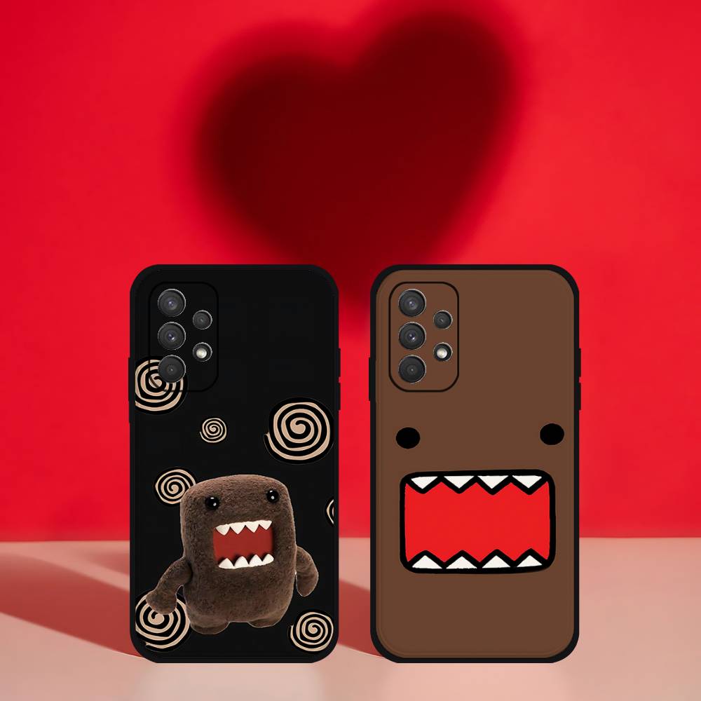 Cute D-Domo Kun-s Phone Case For Samsung Galaxy S25 S24 S23 S22 S21 FE Plus Ultra A13 A20 A32 A70 Black Cover