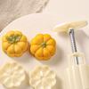 MidAutumn Festival Mooncake Makers Pumpkins Shape Moon Cake Mold Cookie Stamps DIY Hand Press Cookie Dessert Cutters