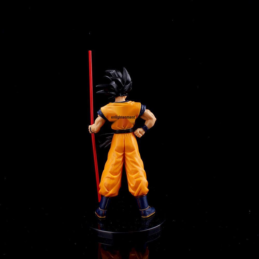20th Anniversary Large Dragon Ball Son Goku Figure with Staff - Anime Ornament Model