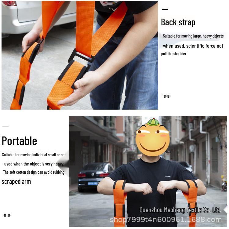8cm Wide Heavy-Duty Shoulder Strap for Moving Heavy Items