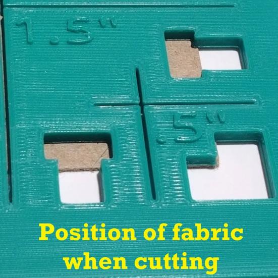 Quiltvorlage Boxboden-Tasche Rollschneider-Vorlage Kunststoff Wiederverwendbar Stoff Quiltlineal