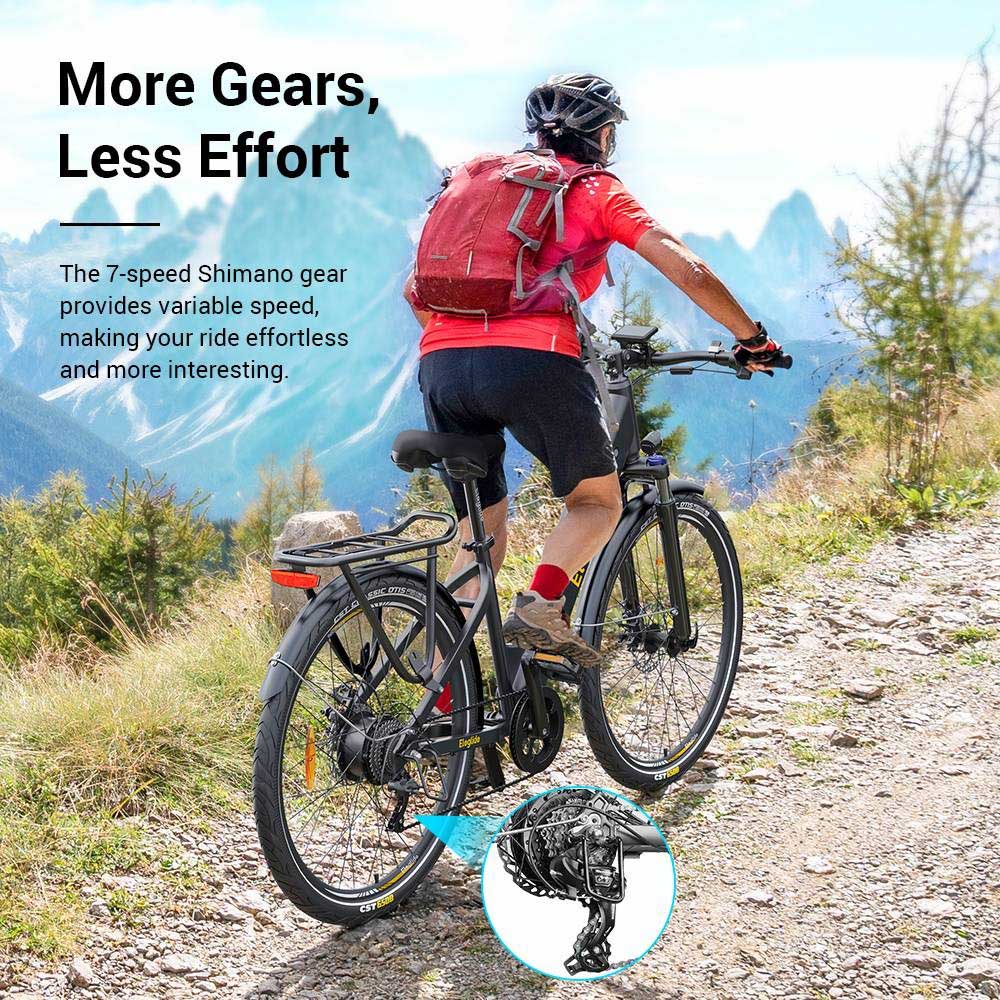 Eleglide T1 Step-Thru Elektrisches Moped-Fahrrad MIT APP 36V 13AH 250W Trekkingrad