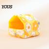 Thickened Warming Bed for Hamsters Warm Plush Hamster Bed, Winter Small Animal Hideout, Cozy House Enclosed Cave Mice Hammock, Washable Chinchilla