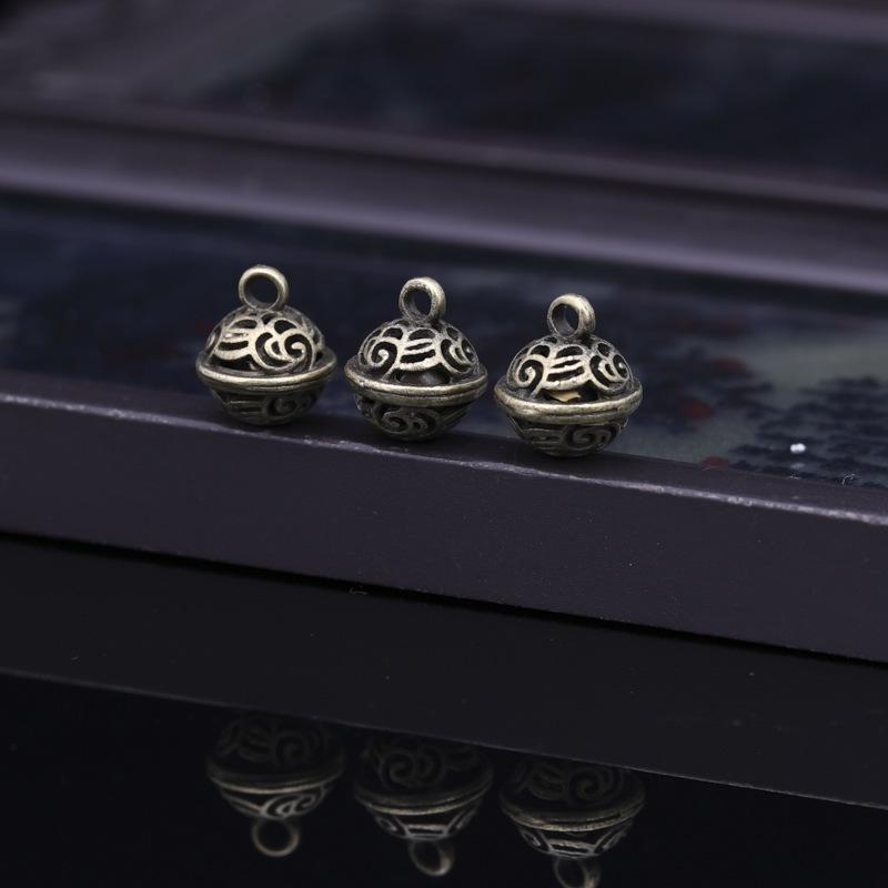 Antiker Stil Galvanisiertes Gold Palastglöckchen Klingelarmband DIY Schmuckzubehör