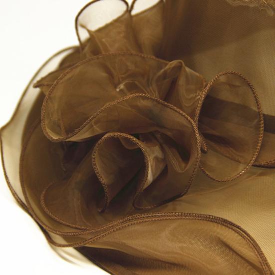 Chapéu de Sol Feminino Malha Transparente Decoração de Flor Cor Sólida Real Proteção Solar Estilo Princesa Vintage Elegante Chapéu de Casamento Adorno de Cabeça