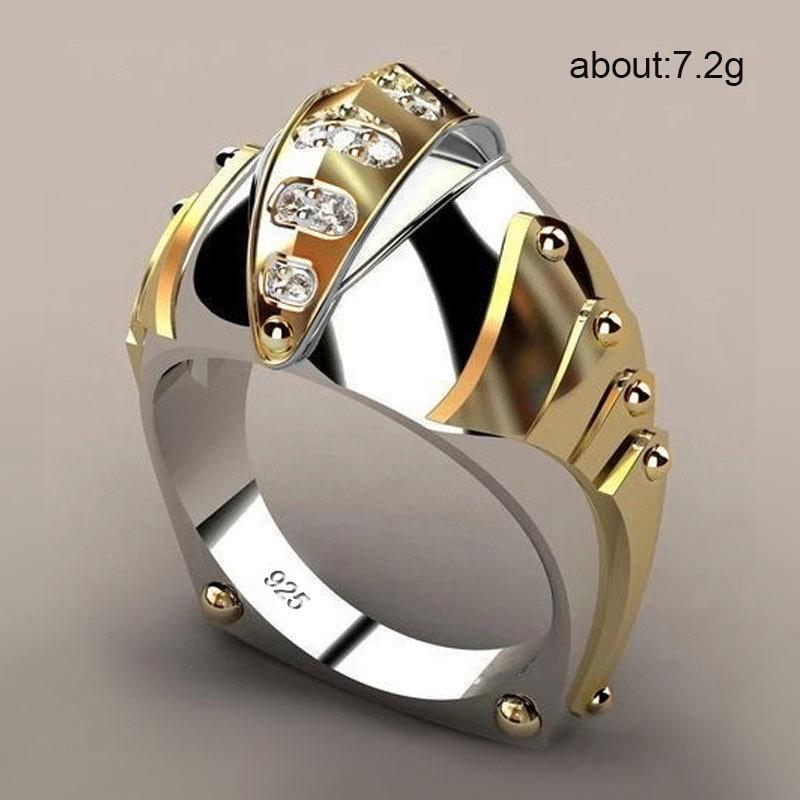 Creative Gold Fish Mouth Ring Ring, Men'S Accessories