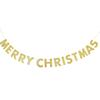 Unique Party Merry Christmas Glitter Banner