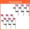 High-performance Solar Led Flag Lawn Lights For Independence Day And Yard Decor