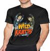 Men's Wild Kratts T Shirt Short Sleeve Graphic O Neck Graphic Novelty Stylish Tee Tops Black