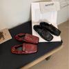 2025 Autumn Trendy Retro Square Head Loafers for Women