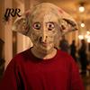 Realistic Latex Mask Halloween Elf Full Head Mask, Movie Character Cosplay Big Ear Masquerade for Costume Party Role Play Props