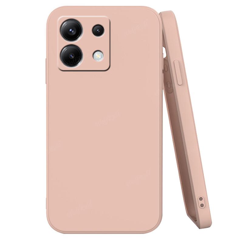 Etui Pokrowiec dla Poco X6 5G Xiaomi Poco X6 Pro 5G Capas Wstrząsoodporny Pancerz Płynny Silikon TPU Miękki Pokrowiec Poco X6 Pro Fundas