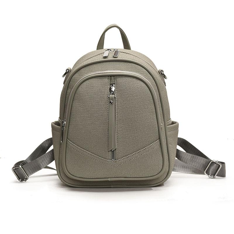 New women's large-capacity PU candy color dopamine backpack backpack change bag fashion out of the street