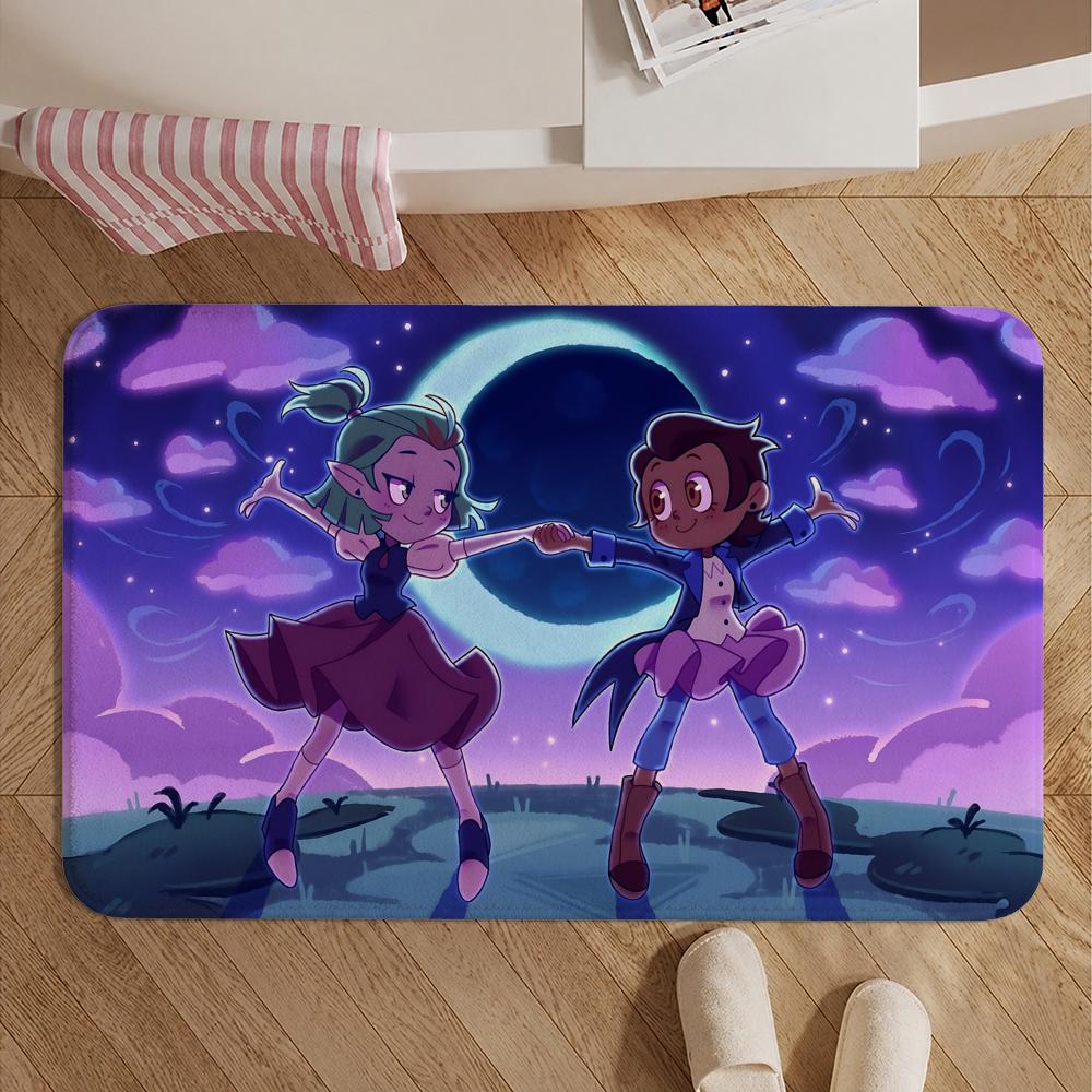 Animation-The Owl HouseS Floor Mat Soft Non-Slip Bath Mat, Bedside Carpet, Absorbent Doormat for Home