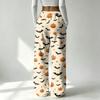 Women's Flannel Pajama Pants with Halloween Print for Cozy Holiday Loungewear
