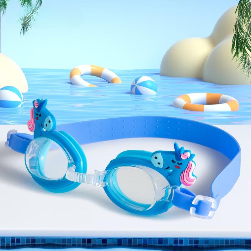 Unisex Kids Cartoon Swimming Goggles