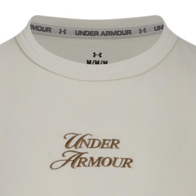 Under Armour Casual Series Sports Club Loose Breathable Round Neck Pullover Short Sleeve Drop Shoulder T-Shirt Women T-Shirt Rock 6006016-279