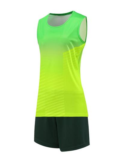 

Унисекс Спортивный Соревновательный Беговой Костюм Комплект - Майка для Спринта и Спортивная Одежда для Марафона 4XL