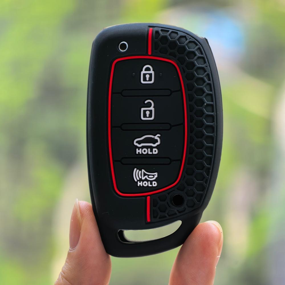 Silikon Schlüsselanhänger für Hyundai Ix35 Grand I10 Elantra 2017 Tucson Sonata Ix25 I20 Creta Santa Fe GLS Reina Schlüsselabdeckung Hülle
