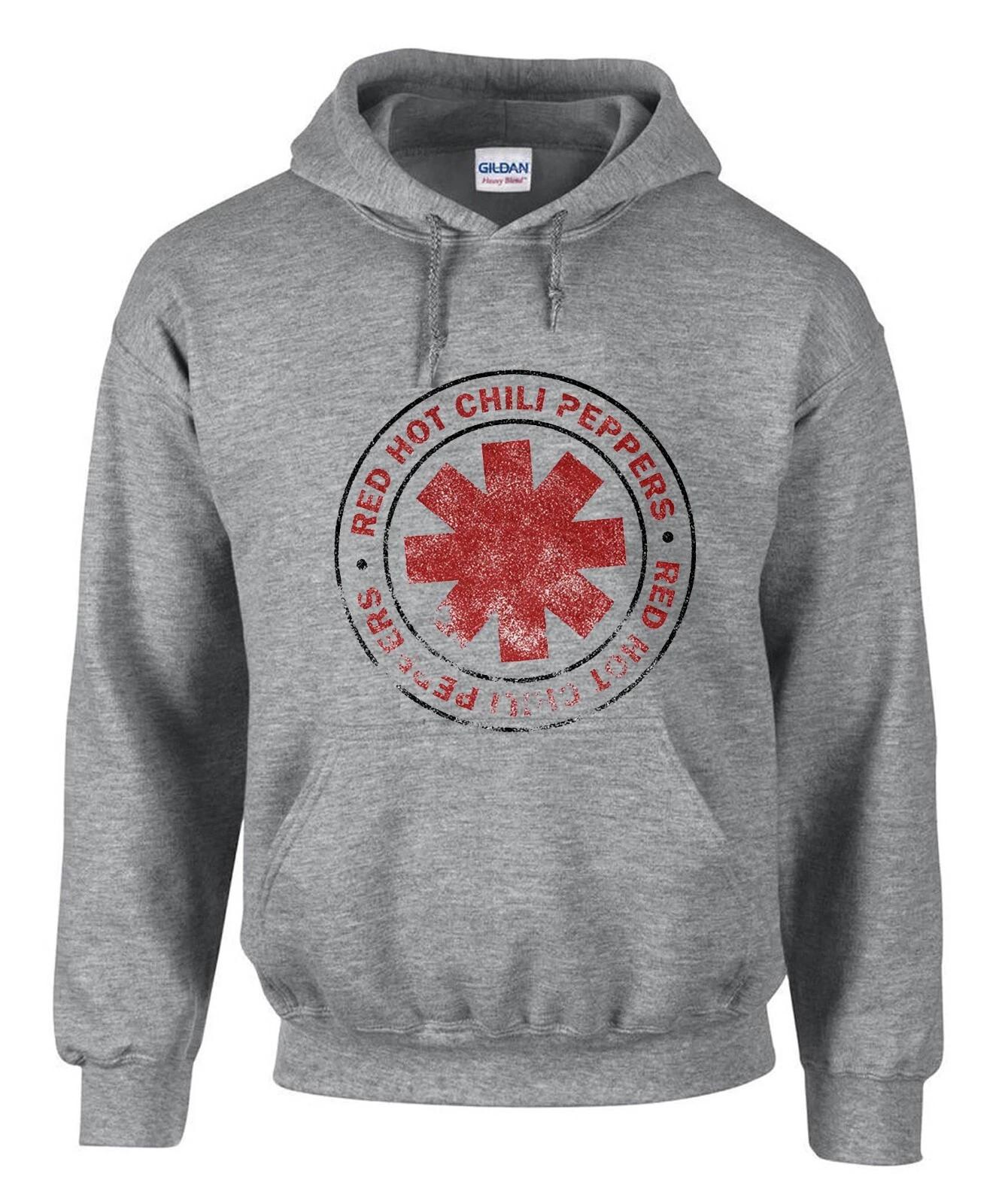 RED HOT CHILI PEPPERS Rock Musik Graue Hoodies Kapuzenpullover -3328 -Grau XL