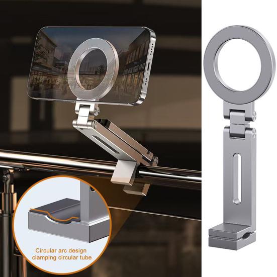 Yousheng Flexible Phone Tripod 360 Degree Rotation Magnetic Phone Stand Folding Phone Holder for Live Streaming Vlogs Selfies