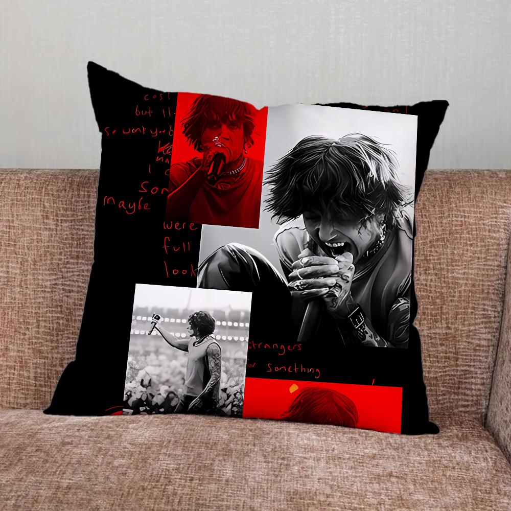 Bring Me The H-Horizons BMTH Pillow Case For Home Bedroom Car Office Decoration Living Room Sofa Cushion Cover Suitable