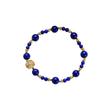 Chinese Style Lapis Lazuli 925 Silver Vajra Bracelet