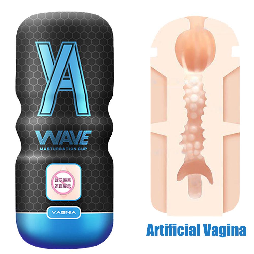 Male Masturbation Cup Silicone Soft Sex Toys For Men Penis Pump Realistic Vagina Anal Mouth Erotic Oral Sex Artificial Pussy