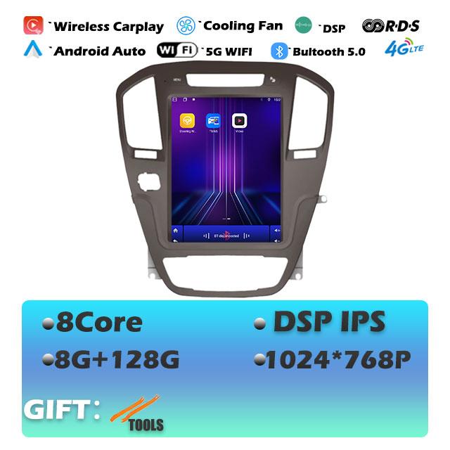 1024*768P For Opel InsigniaBuick Regal 2009-2013 Android 14 Car Radio Multimedia Video Player Navigaion Head Unit Stereo Audio