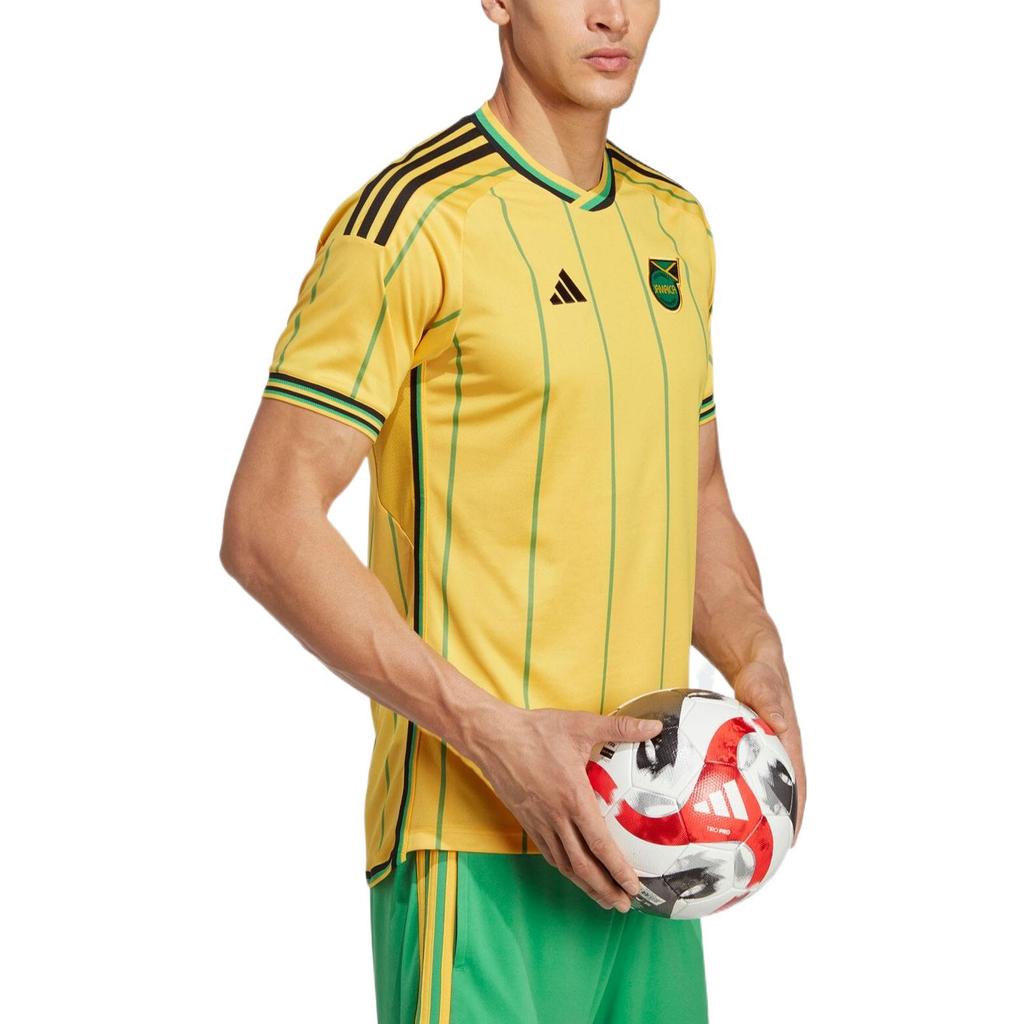 adidas Giamaica 23 Maglia Casa Oro Audace/Verde Vivace Unisex Streetwear HT7122