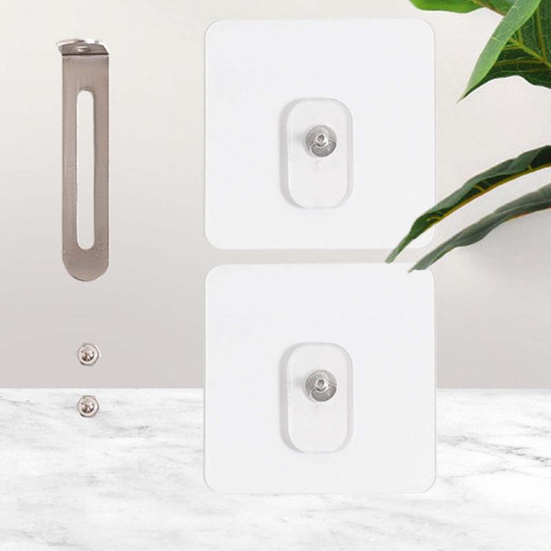 Furniture Anchors Furniture Wall Anchor Kit With Self-Adhesive Drywall Anchor Adjustable Child Safety Straps Resistant For TV