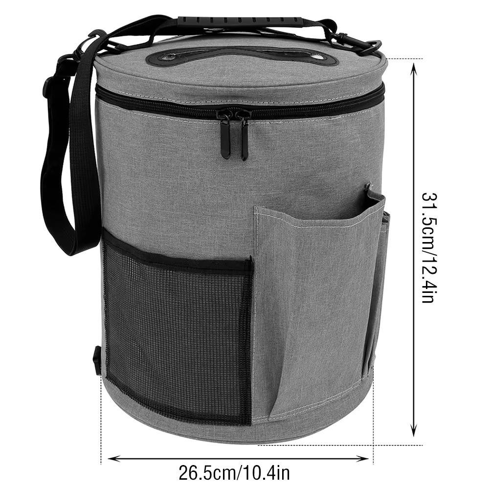 DIY Design Knitting Tote Bag Large Capacity Knitting Tool Storage Bucket  Crochet Projects