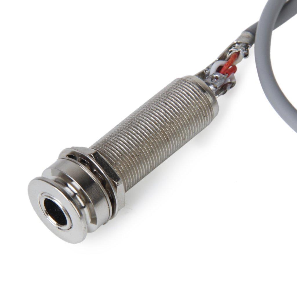 RANPU Acoustic and Classical Guitar Preamp Onboard Preamp and Pickup System (Black)