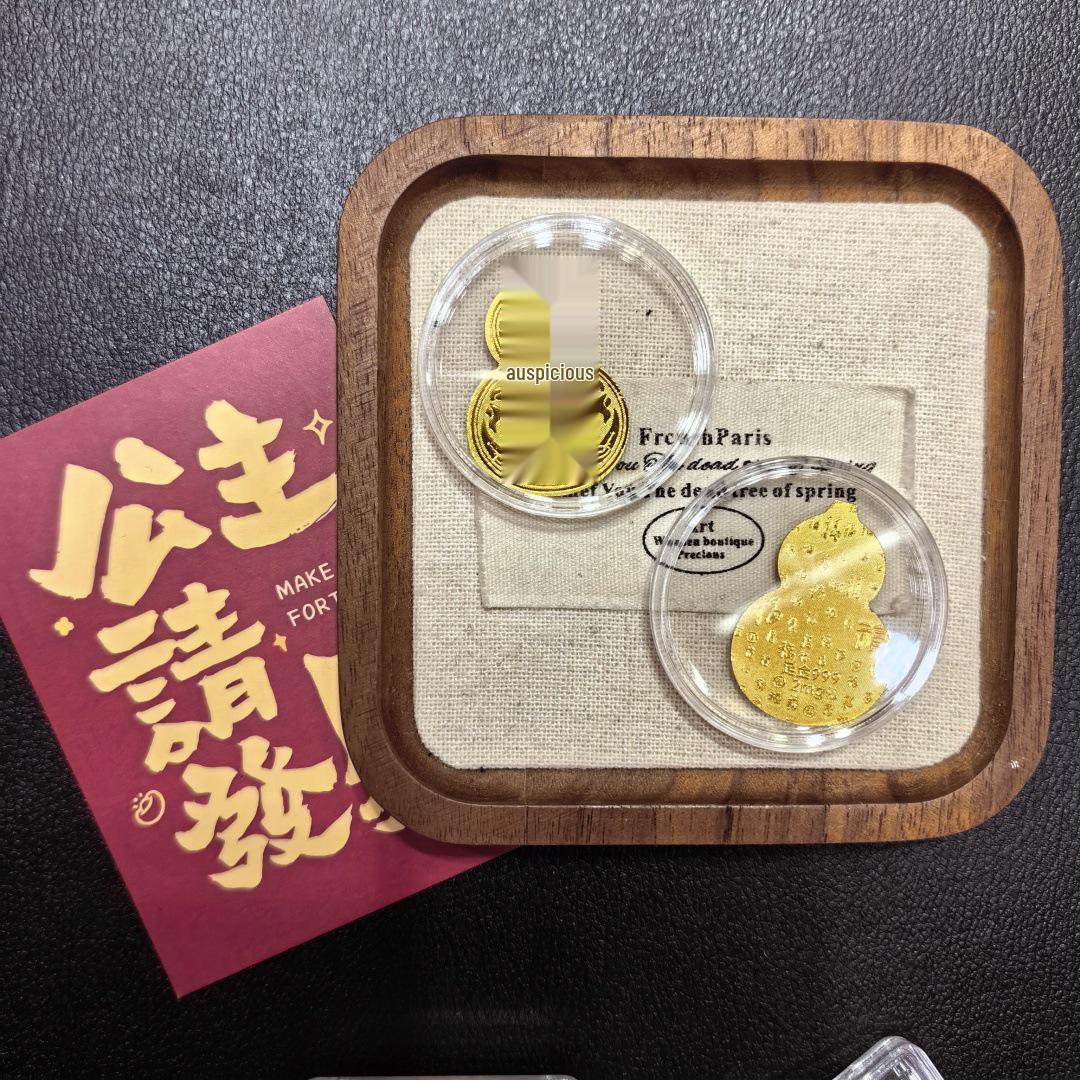 

999 Fine Gold Wealth-Attracting Princess Mobile Phone Sticker - Hot-Selling Gift